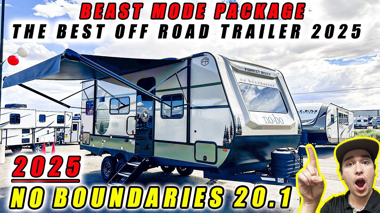 THE BEST OFF ROAD CAPABLE TRAILER FOR 2025! NO BOUNDARIES 20.1 BEAST MODE PACKAGE!