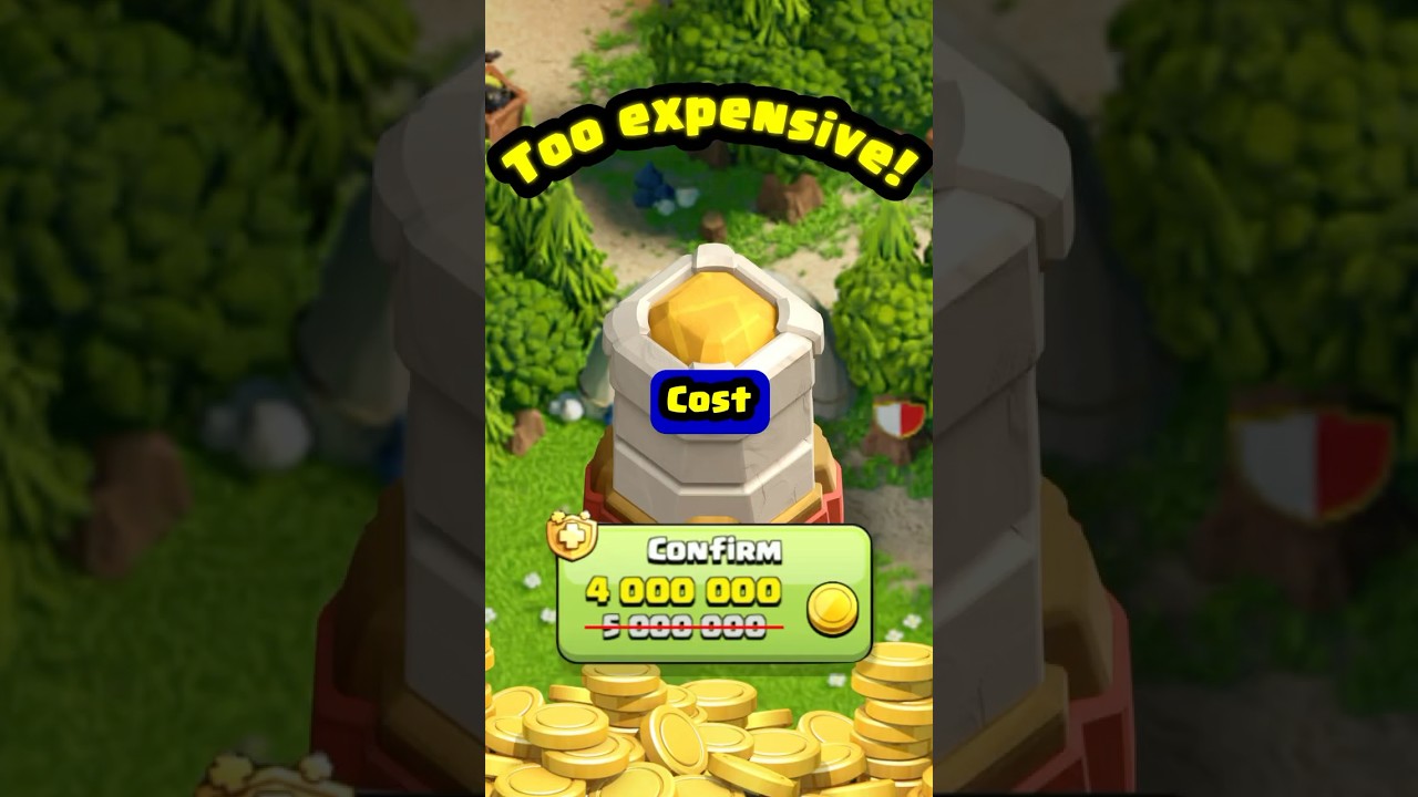 Will wall cost ever go down? #clashofclans #uptowndog #coc #walls