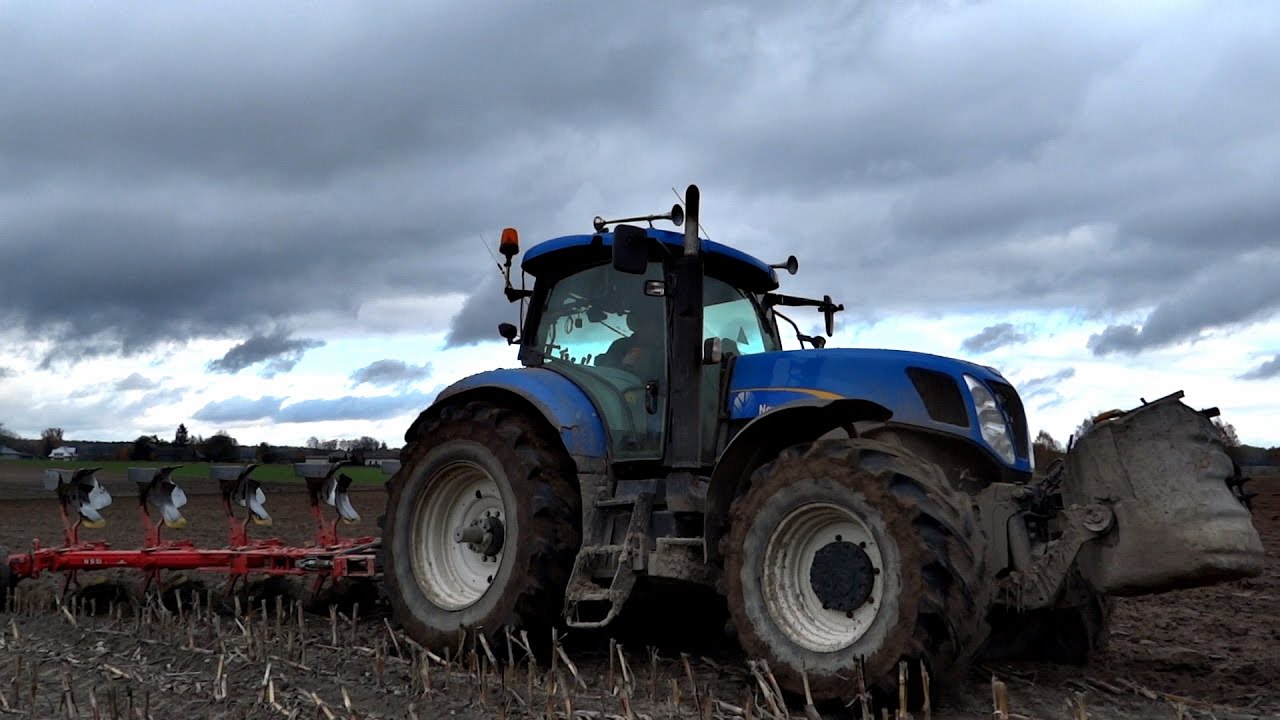 Orka Zimowa 2016 New Holland T7040 w Akcji