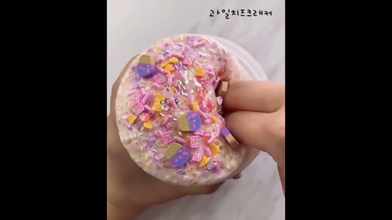 Korean style slime compilation #4 (vinzzang slime)