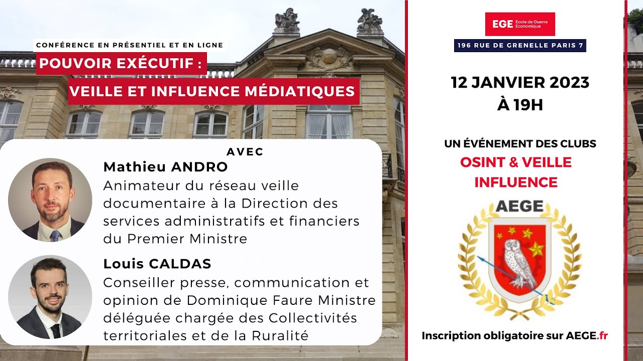 Pouvoir exécutif : veille et influence médiatiques