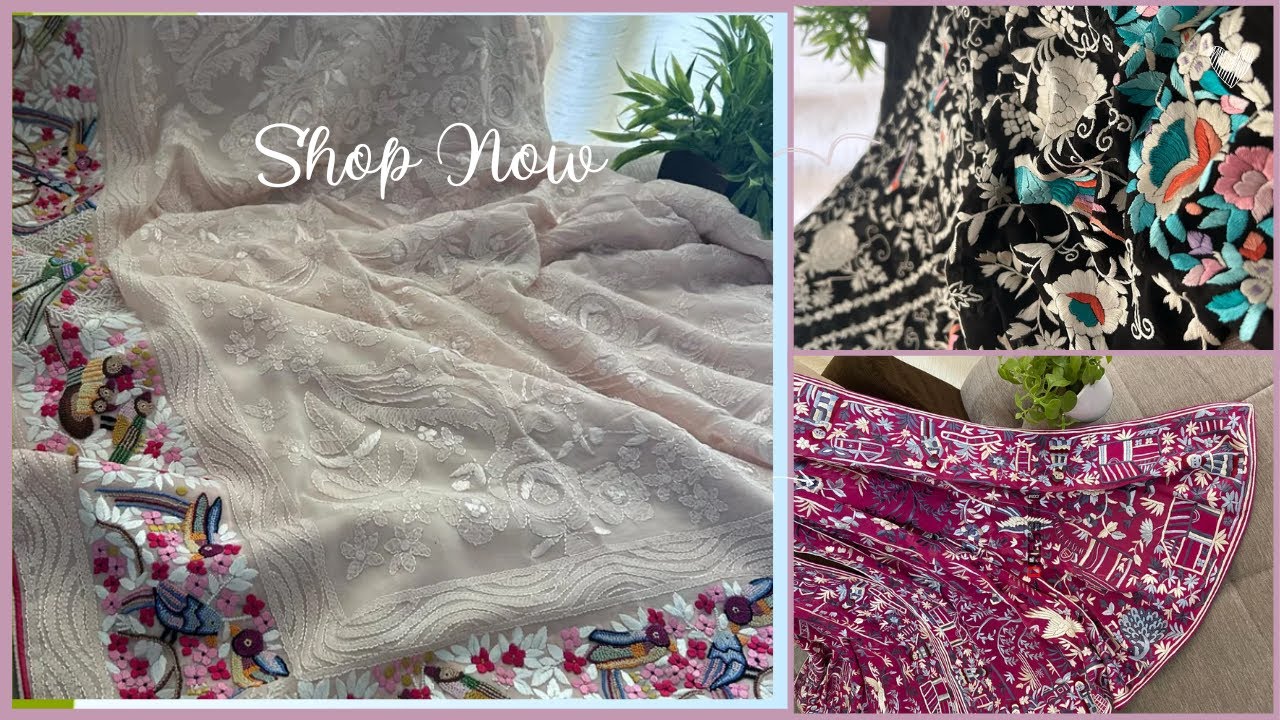 Dress365days Parsi gara dupatta collection