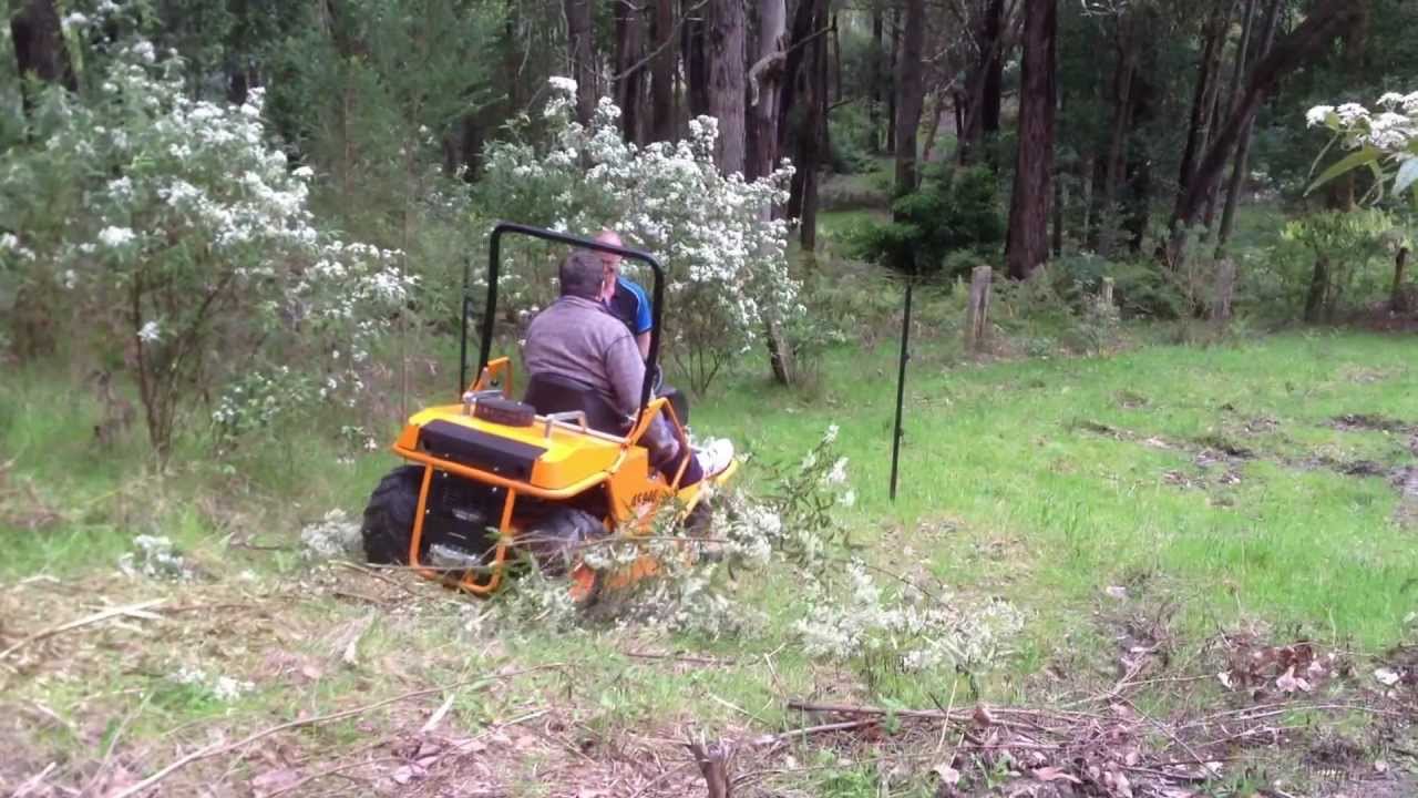 AS 940 SHERPA All terrain ride on lawn mower mowing tough Aussie scrub