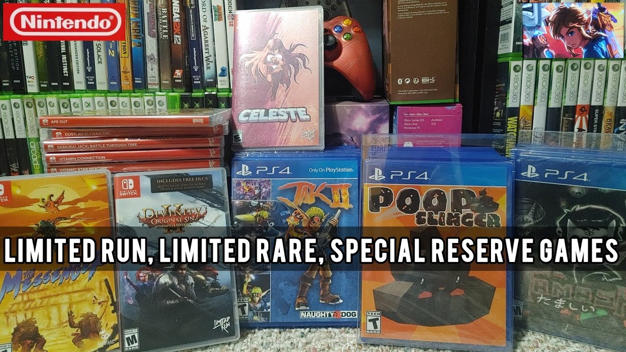Limited Run, Limited Rare, Special Reserve and Super Rare Games Collection