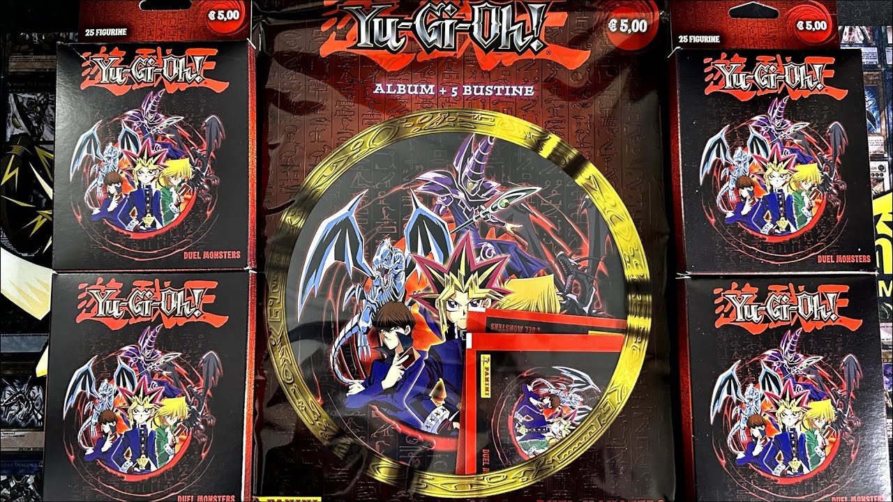 APRO 25 Bustine del Nuovo ALBUM Panini Yu-Gi-Oh! DUEL MONSTER! Nostalgia, Carte Speciali e Stickers!