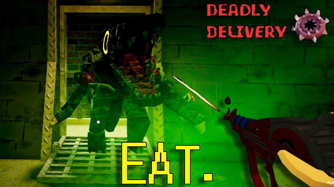 This GREEN Creature WANTS ME in this horror game [Deadly Delivery]
