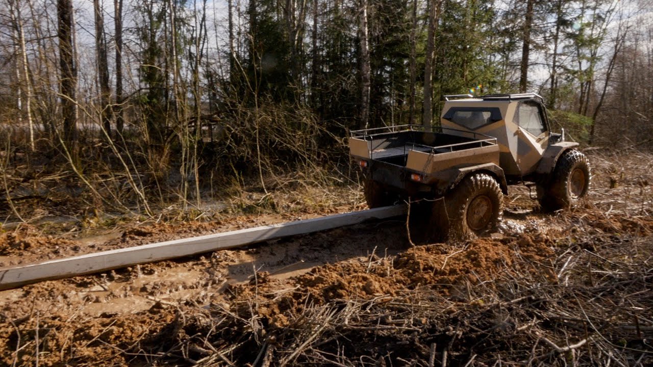 Работа для настоящего вездехода! Тактик и опоры линий электропередачи
