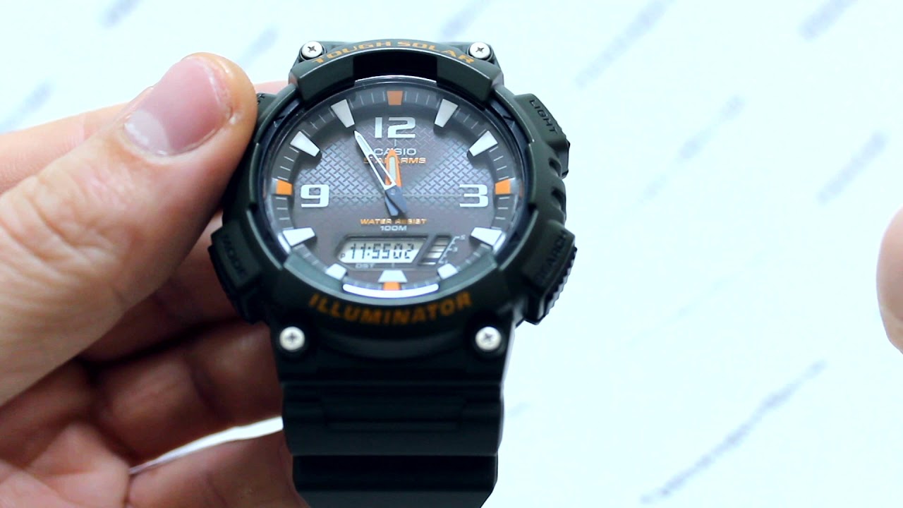 Часы Casio Illuminator AQ-S810W-3A - видео обзор от PresidentWatches.Ru