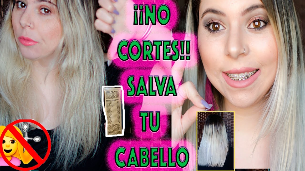 Como reconstruir tu cabello!! No lo cortes! (Glicopan Pet)