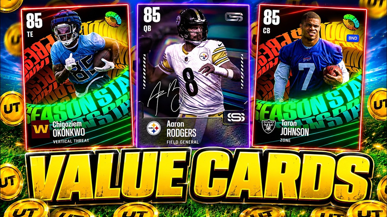 Top 10 MUST HAVE VALUE CARDS in Madden 27!