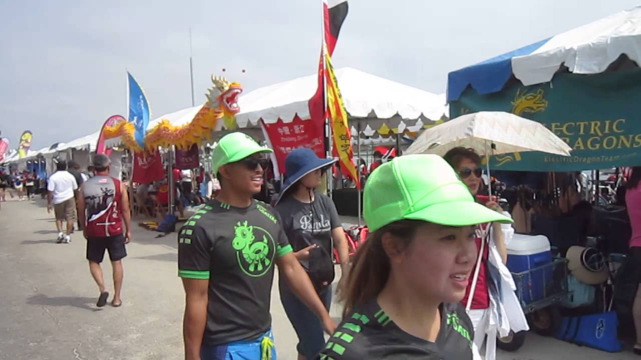 Long Beach Dragon Boat Festival---Overview of the Venue and Teams