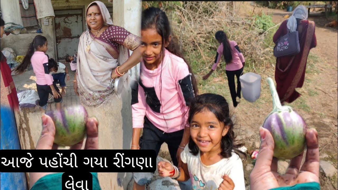 આજે પહોંચી ગયા રીંગણા લેવા #viralvideo#trendingvideo 