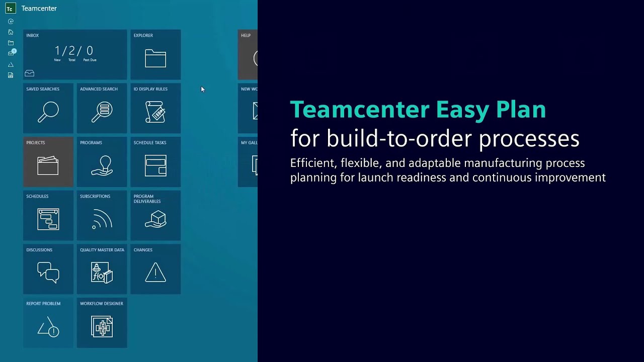 Teamcenter Easy Plan for BTO