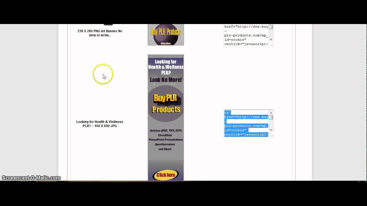 How to Put HTML Affiliate Code in Your Website.flv