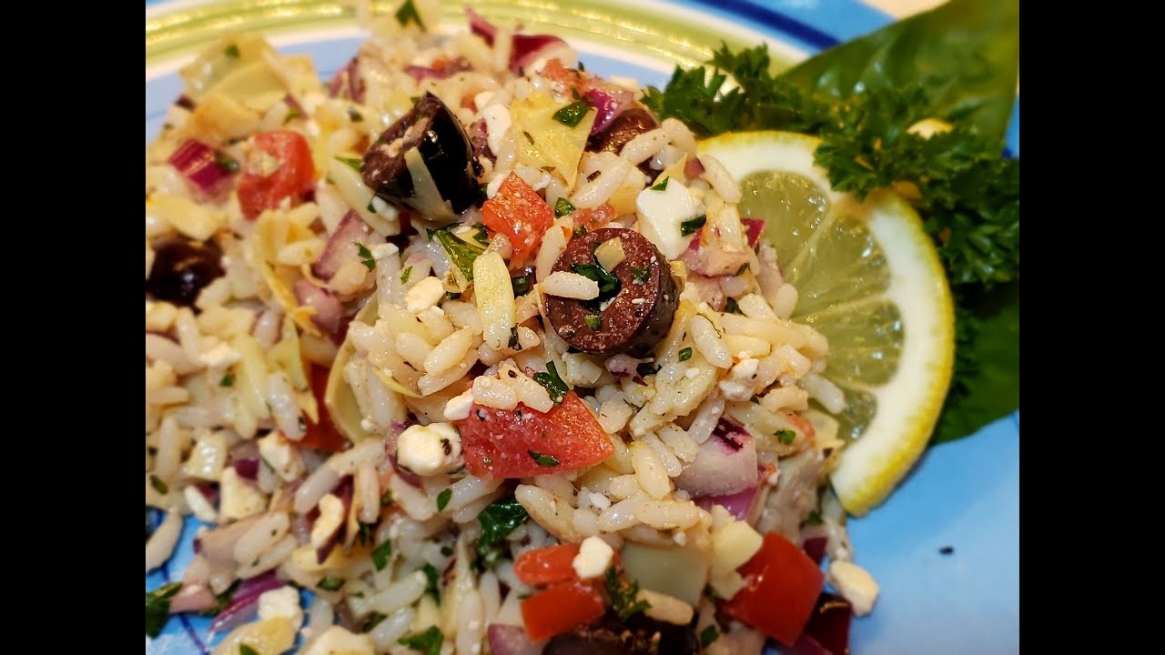 Greek Rice Salad - Cuisinart 4 cup Rice Cooker