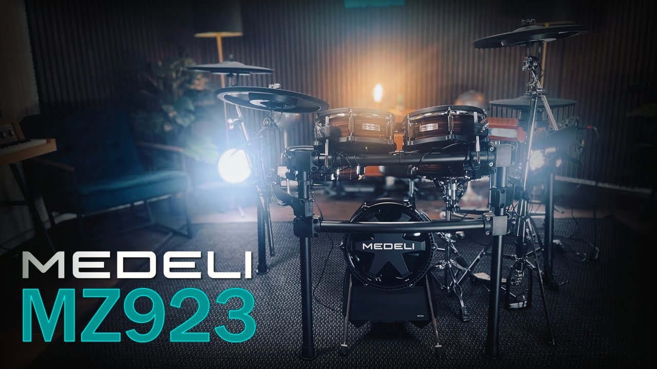 Medeli MZ923 electronic drums first playing at Spytunes Recording Studio