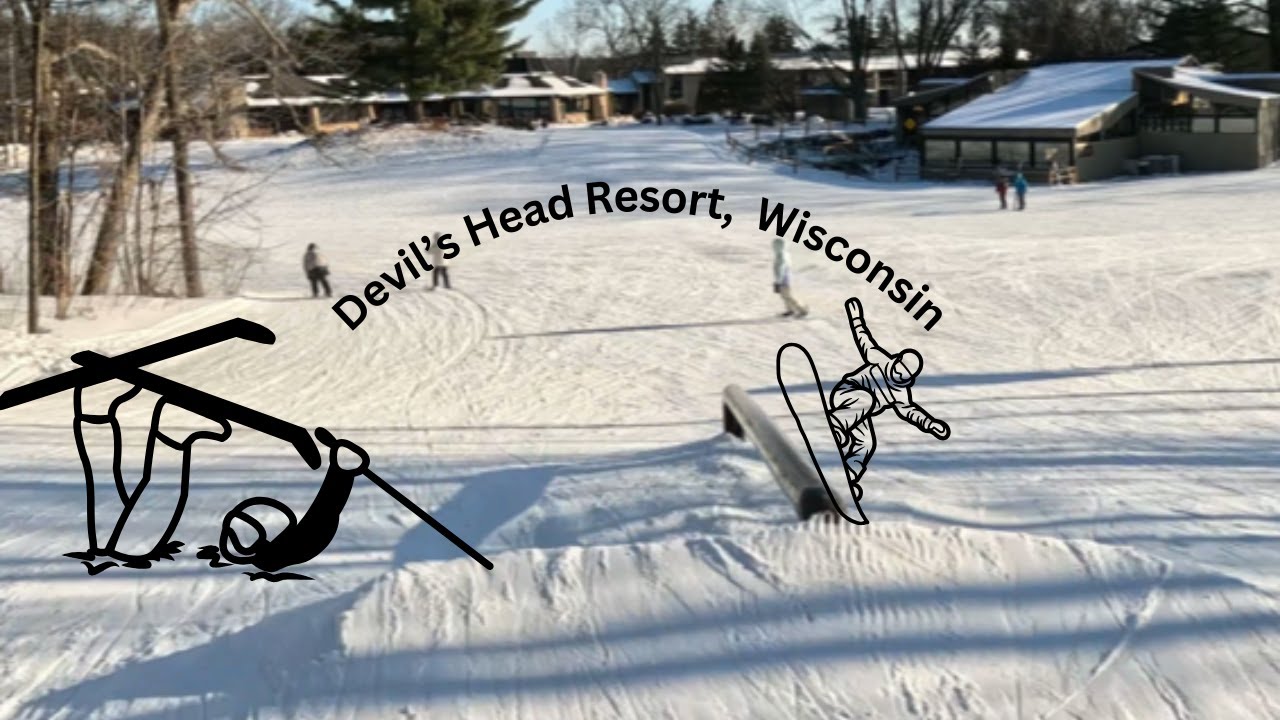 Skiing at Devil's Head Resort #skiing #wisconsin #type1diabetes #terrainpark