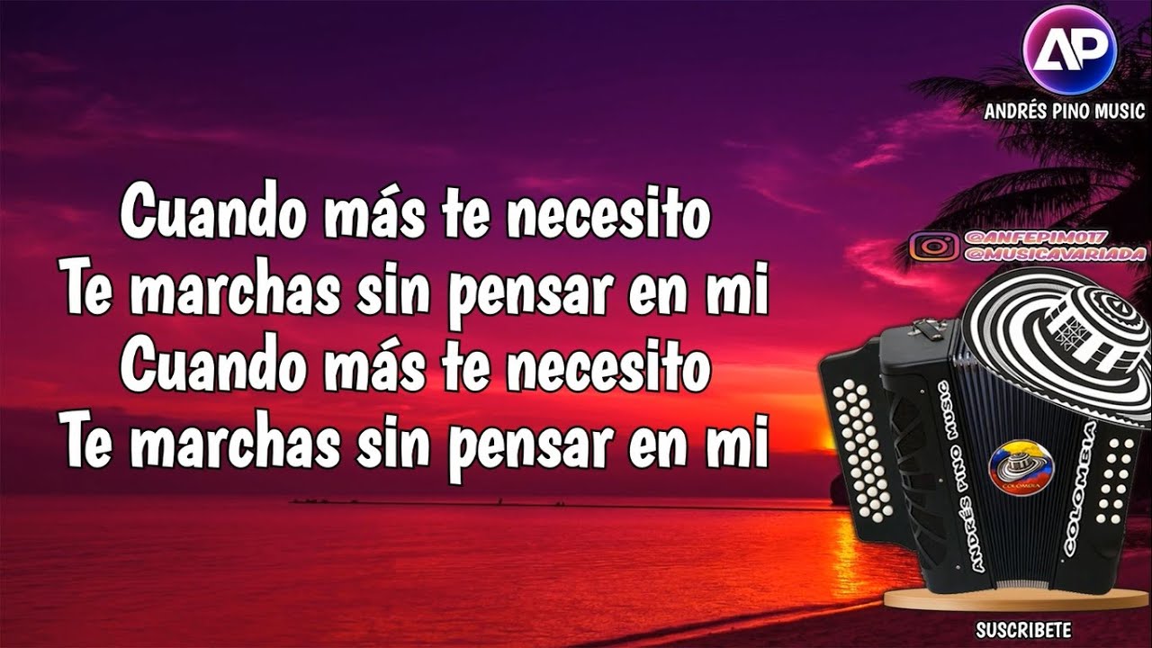 Cuando Mas Te Necesito - Jesus Manuel Estrada | Letra | Andres Pino Music