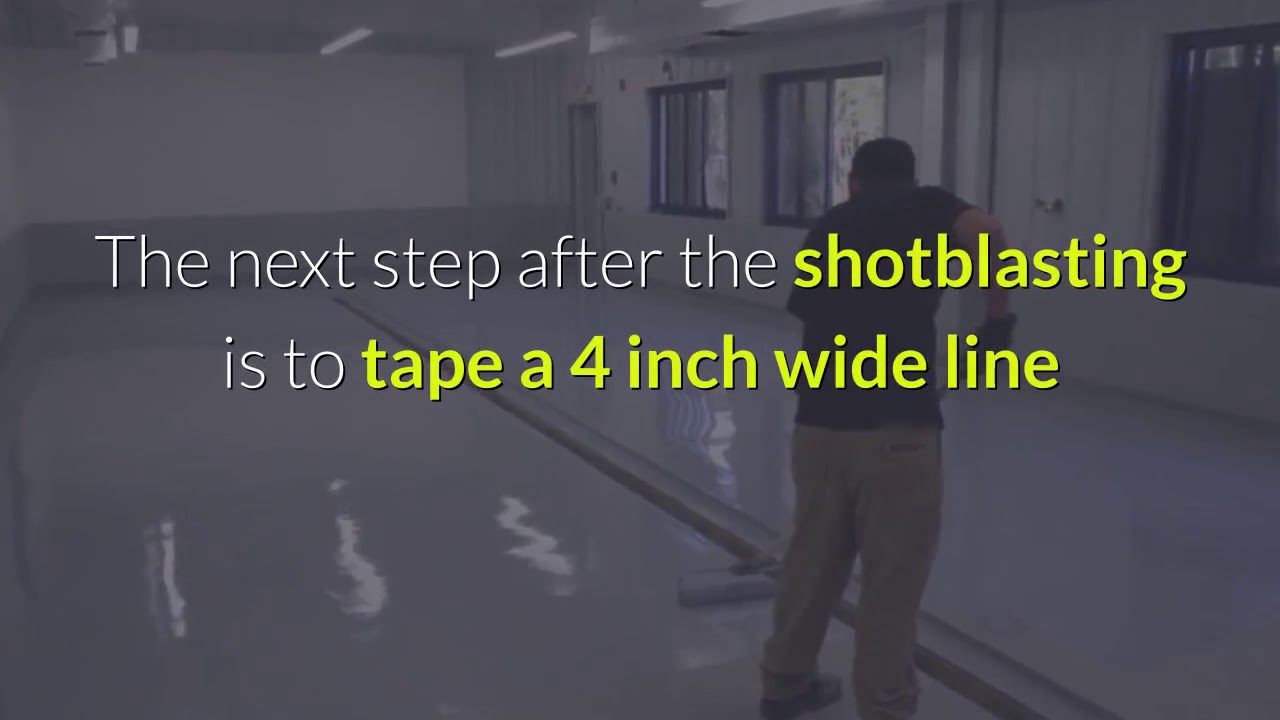 How To Apply Yellow Safety Lines To Concrete Floors