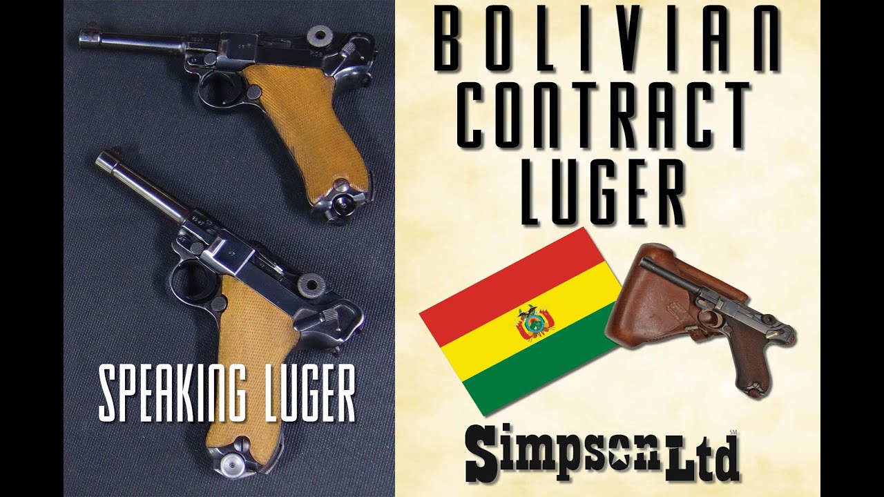 Bolivian Contract Luger #lugers #bolivia #bolivianarmy