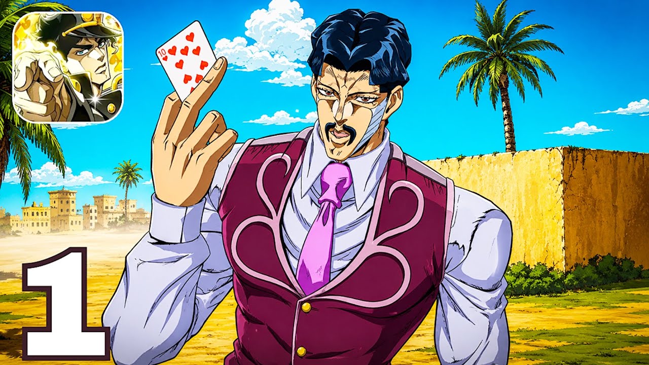 Jojo&rsquo;s Bizarre Adventure: GS Gameplay Walkthrough Part 1 (iOS Android)