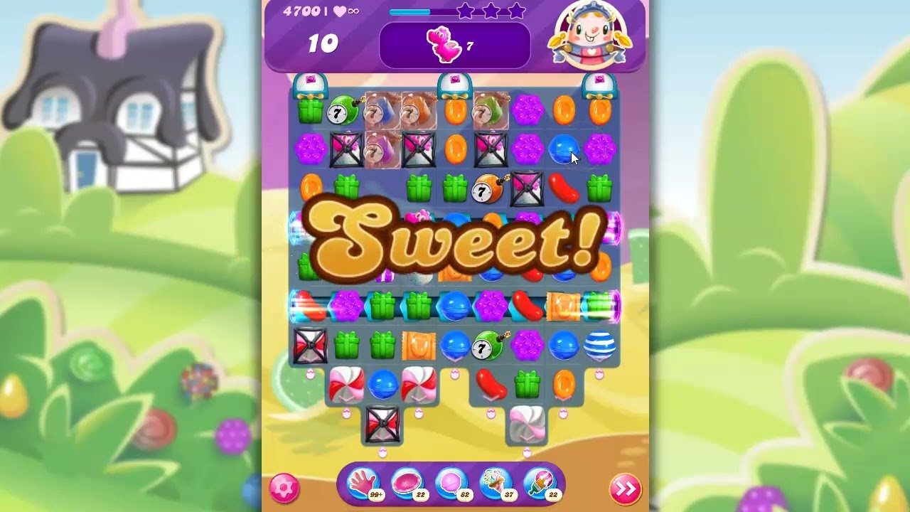 Candy Crush Level 4700 Talkthrough, 23 Moves 0 Boosters