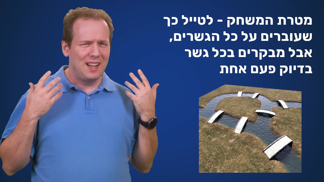 מבוא לתורת הגרפים - 7 - בעית הגשרים של קניגסברג