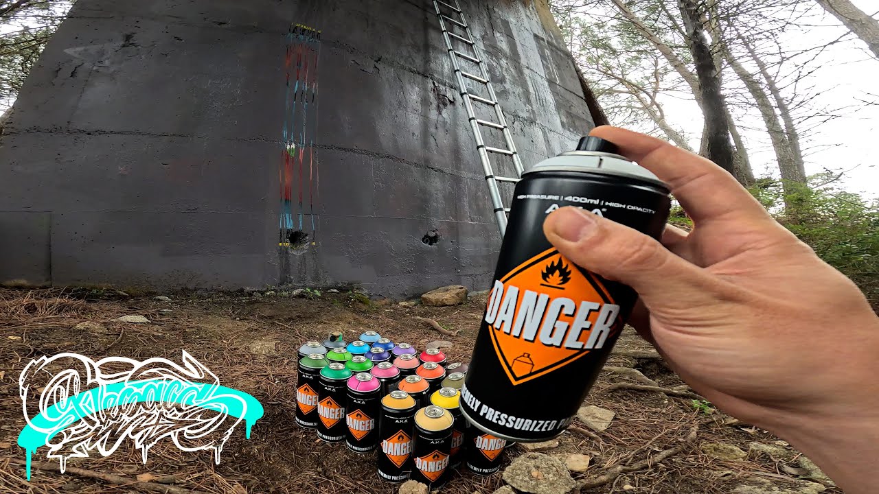 🔥 Testing DANGER Colors Spray Cans Of AKA Graffiti 🔥 [ Big Wall Art ]