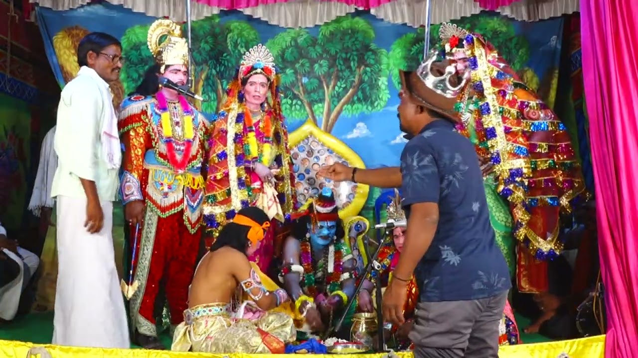 శ్రీ చెన్నకేశవ స్వామి వీధి నాటకంలో # చెన్నమ్మ నీలరేడ్డిని లగ్నం గ్రా రెనివట్ల మం మద్దూర్ జిల్లా NRPT