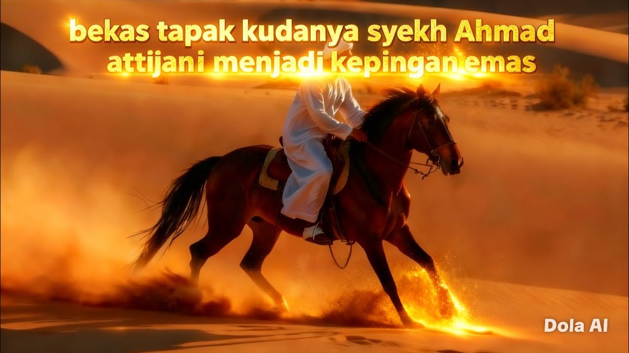 Karomah Syaikh Ahmad Tijani, Bekas tapak kuda beliau menjadi emas
