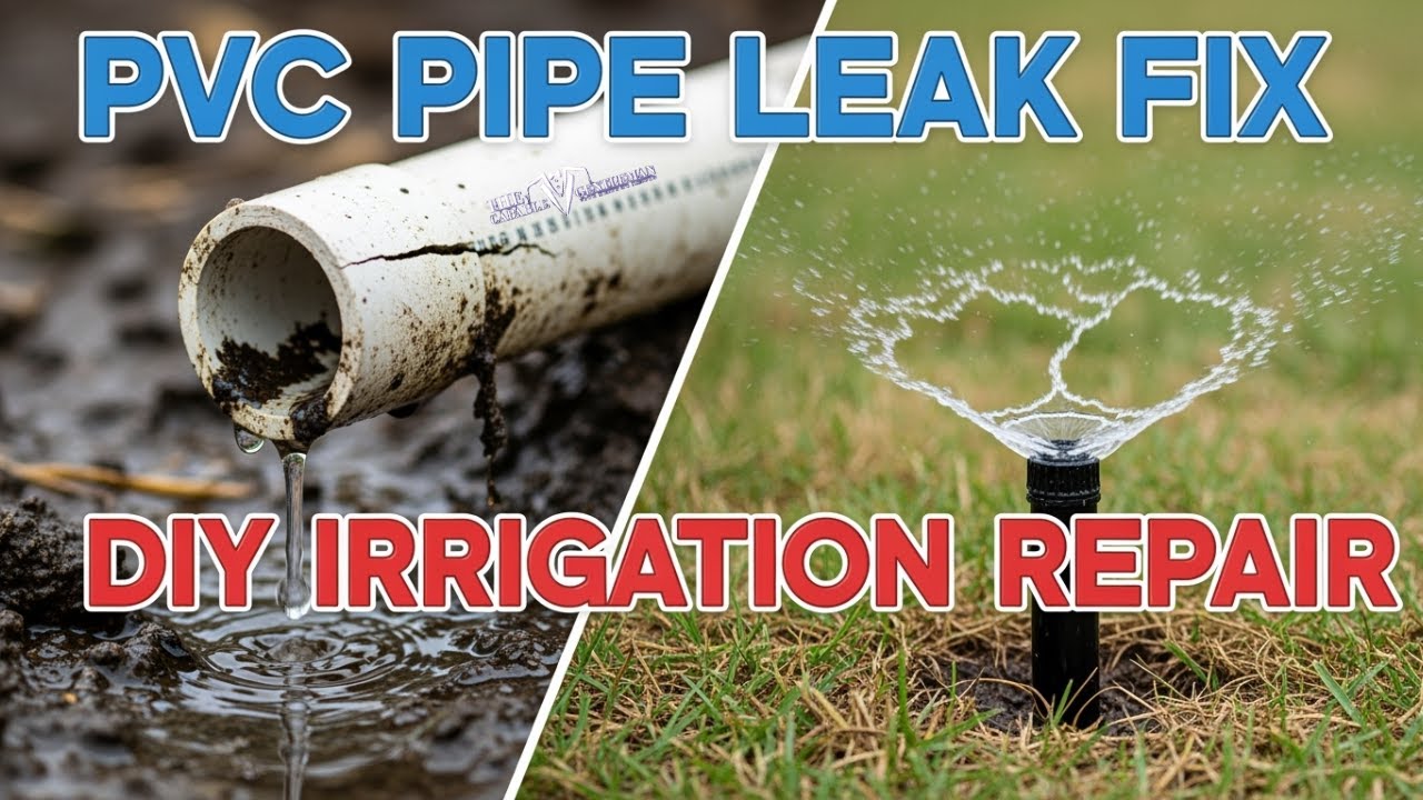 PVC Pipe Leak Repair | Sprinkler Repair
