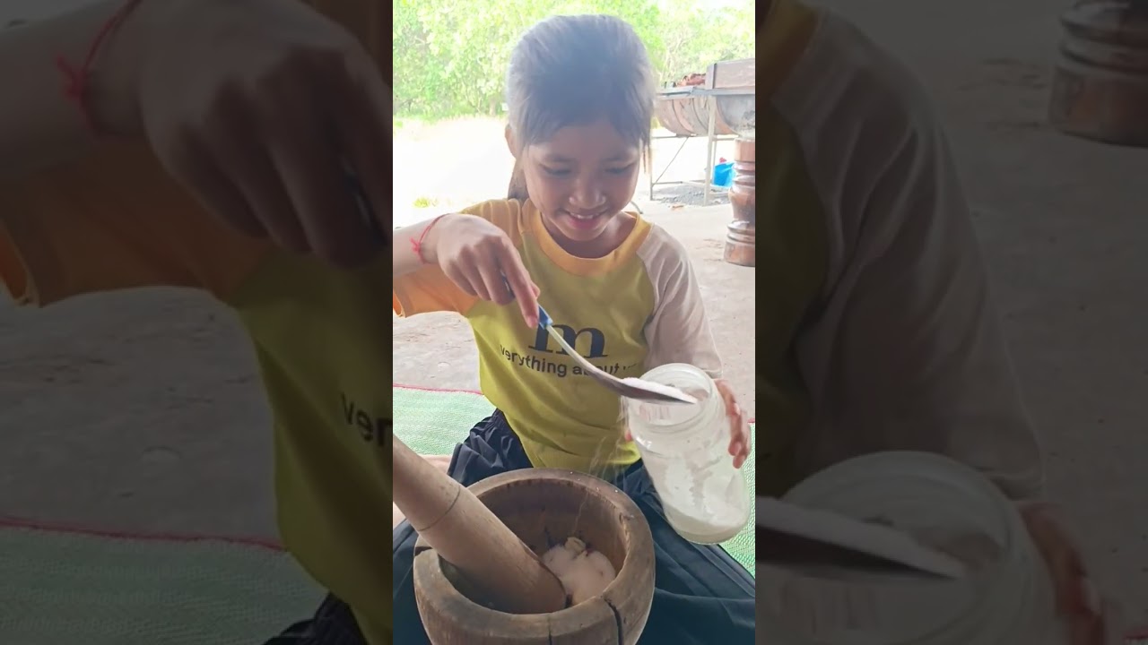 ថ្ងៃនេះស្រីឌួងបុកល្ហុងក្ដាម
