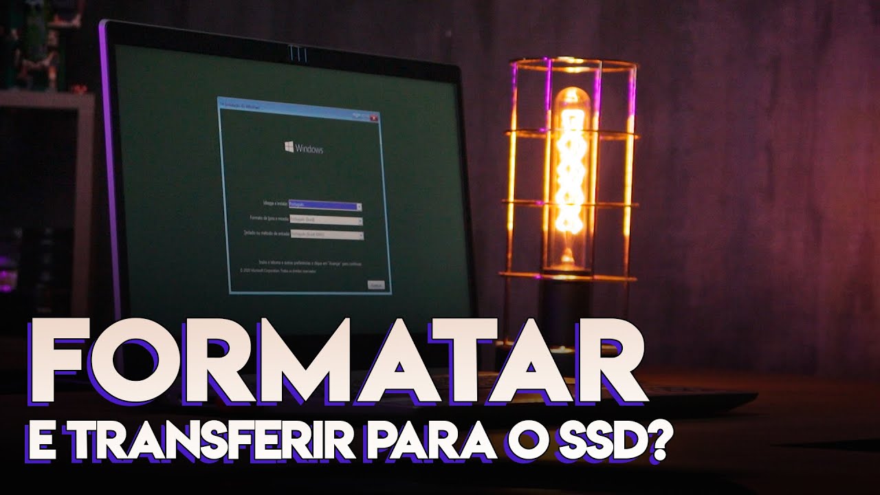 Como FORMATAR e TRANSFERIR o Windows para um SSD! Sem perder a licença!