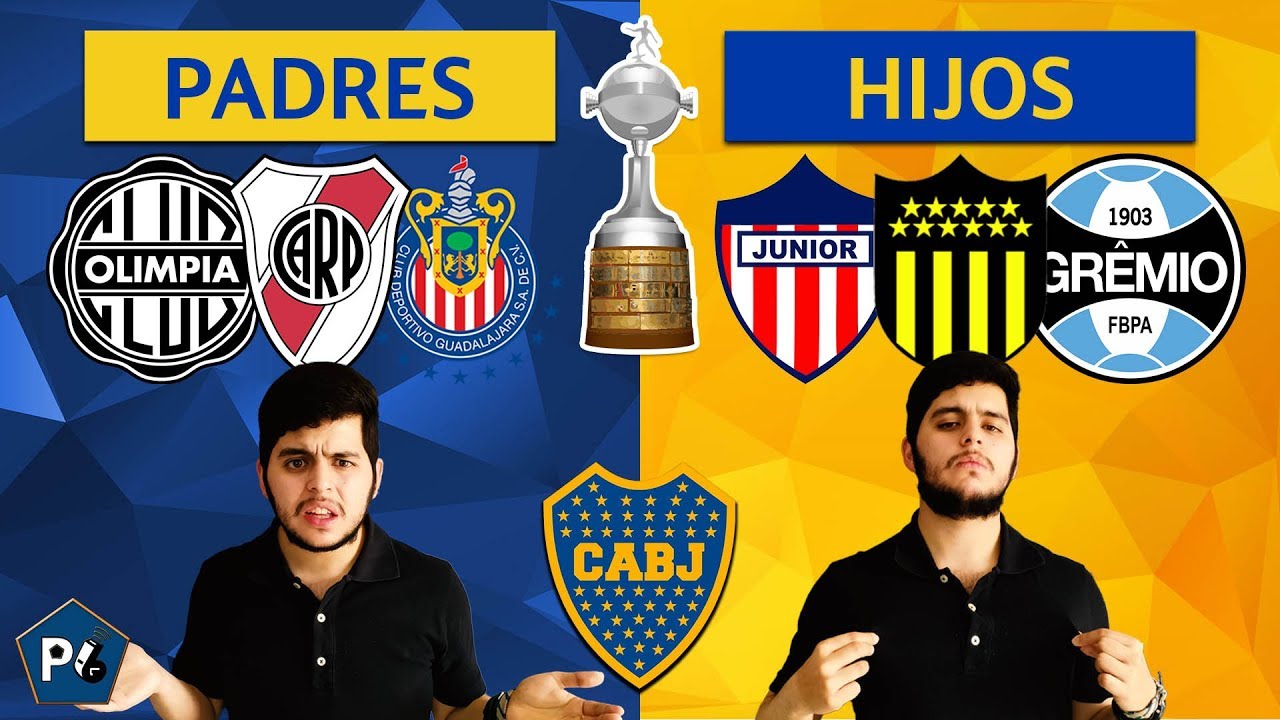5 PADRES E HIJOS DE BOCA JUNIORS EN LA COPA LIBERTADORES