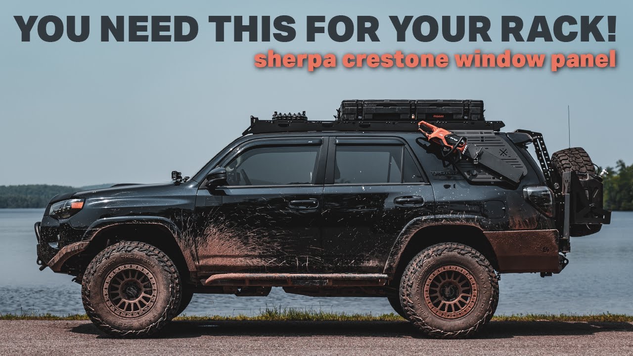 Best USE for 4Runner Roof Rack Window Panel? | Harbor Freight Atlas Chainsaw Review on Sherpa Panel.