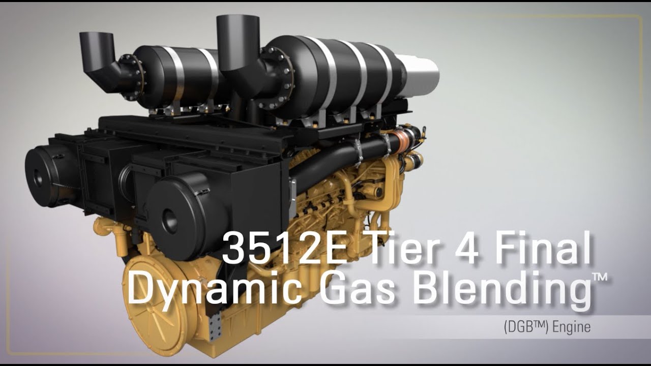 Cat®️ 3512E Tier 4 Final DGB™️ Engine: Tuned for Gas. Runs Like Diesel