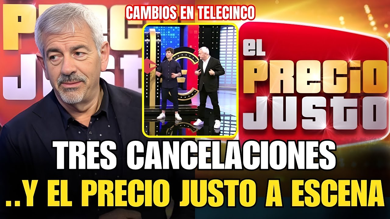 🚨😲TERREMOTO a GRAN ESCALA en TELECINCO: &iexcl;Tres CANCELACIONES y el REGRESO de un M&Iacute;TICO FORMATO!