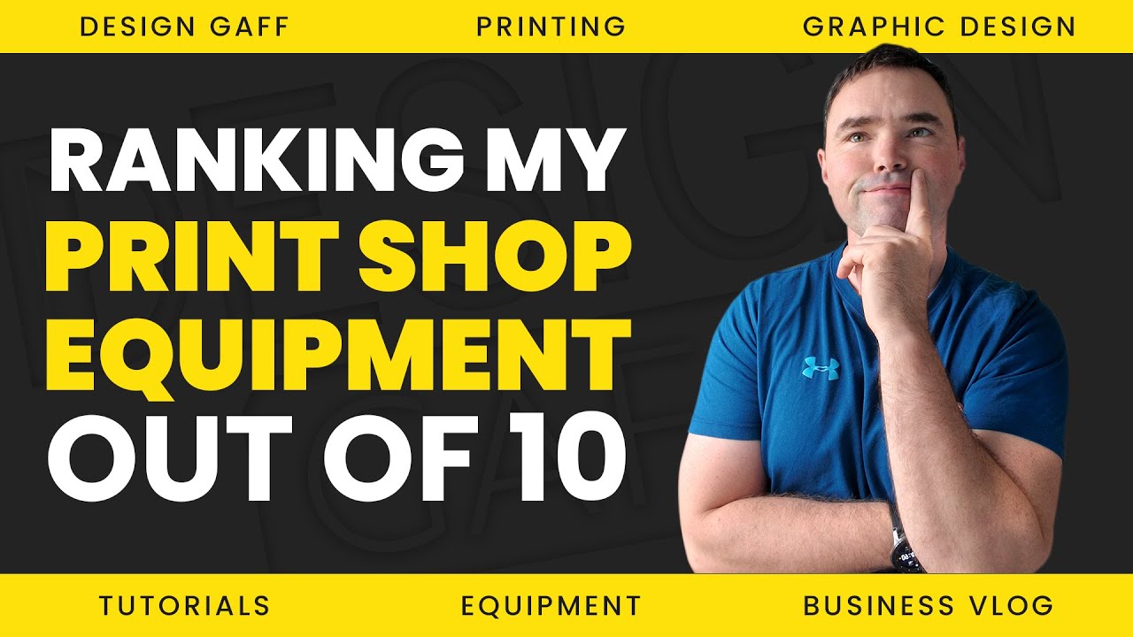 Ranking My Equipment Print Shop Equipment Out Of 10