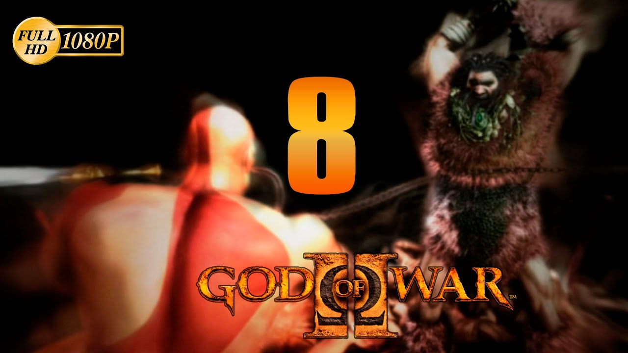 God of War 2 HD Kratos vs El Barbaro Walkthrough Parte 8 Español Gameplay PS3 1080p