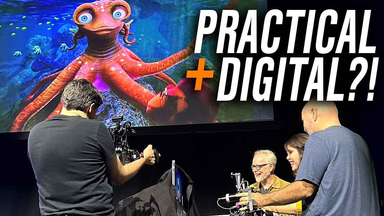 Digital Puppets Face Off with Practical Puppets!