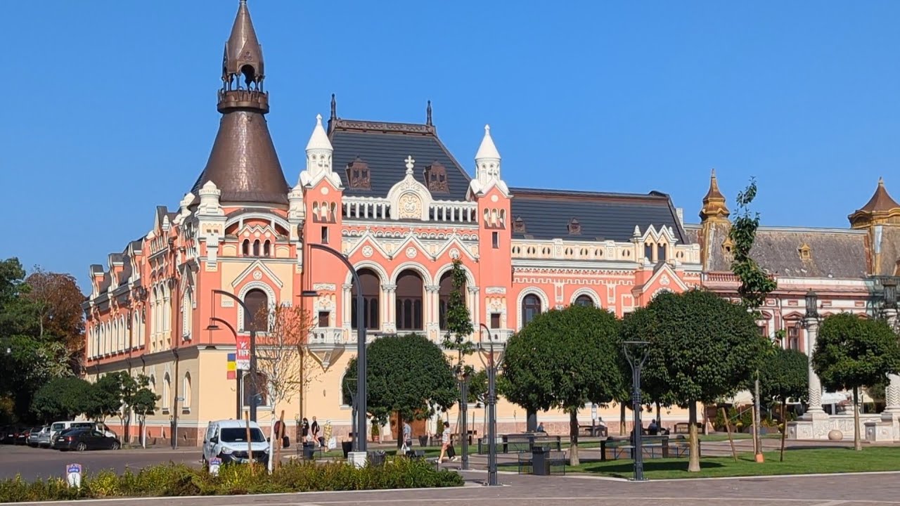 Oradea, Romania. Beautiful Buildings, Sweltering Heat