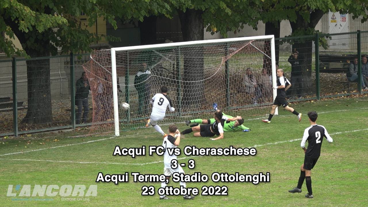 Calcio - Acqui FC vs Cheraschese 3 - 3 (23 ottobre 2022)