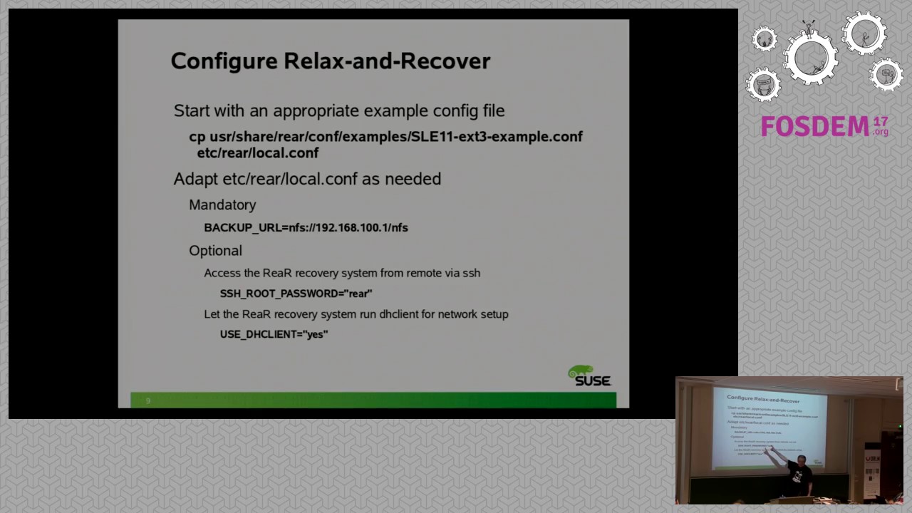 First steps with Relax-and-Recover (ReaR)