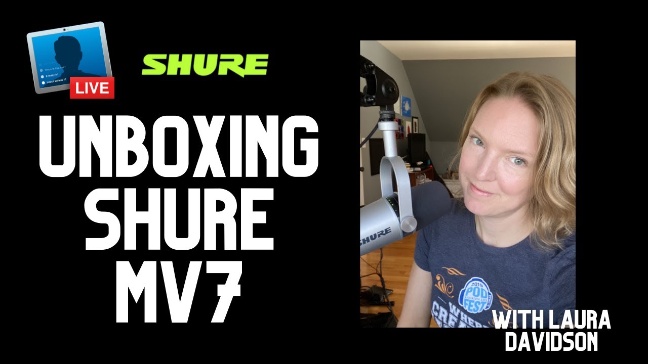 Ecamm Studio Build: Unboxing the Shure MV7 Podcasting Microphone