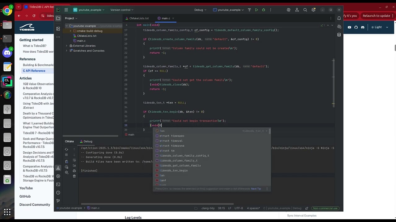 How to use TidesDB