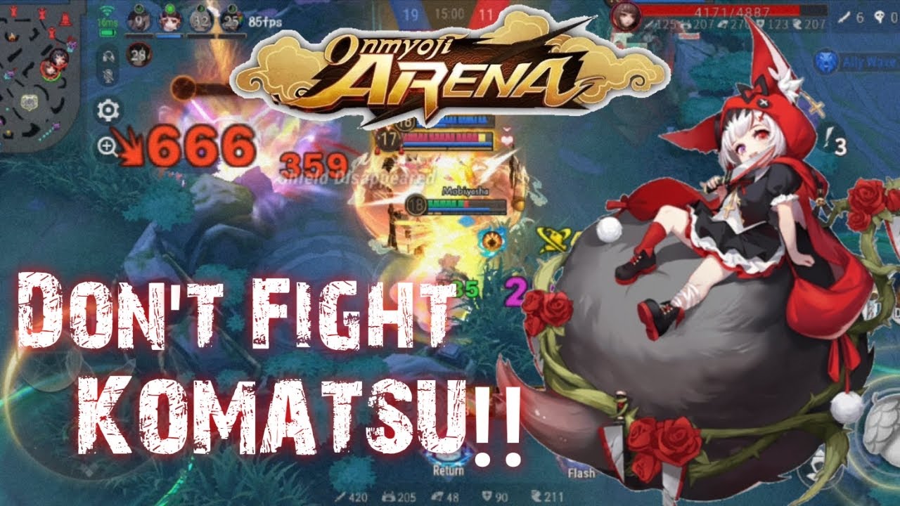 Komatsu Went Crazy This Match 🔥 | Onmyoji Arena #gameplay #highlights