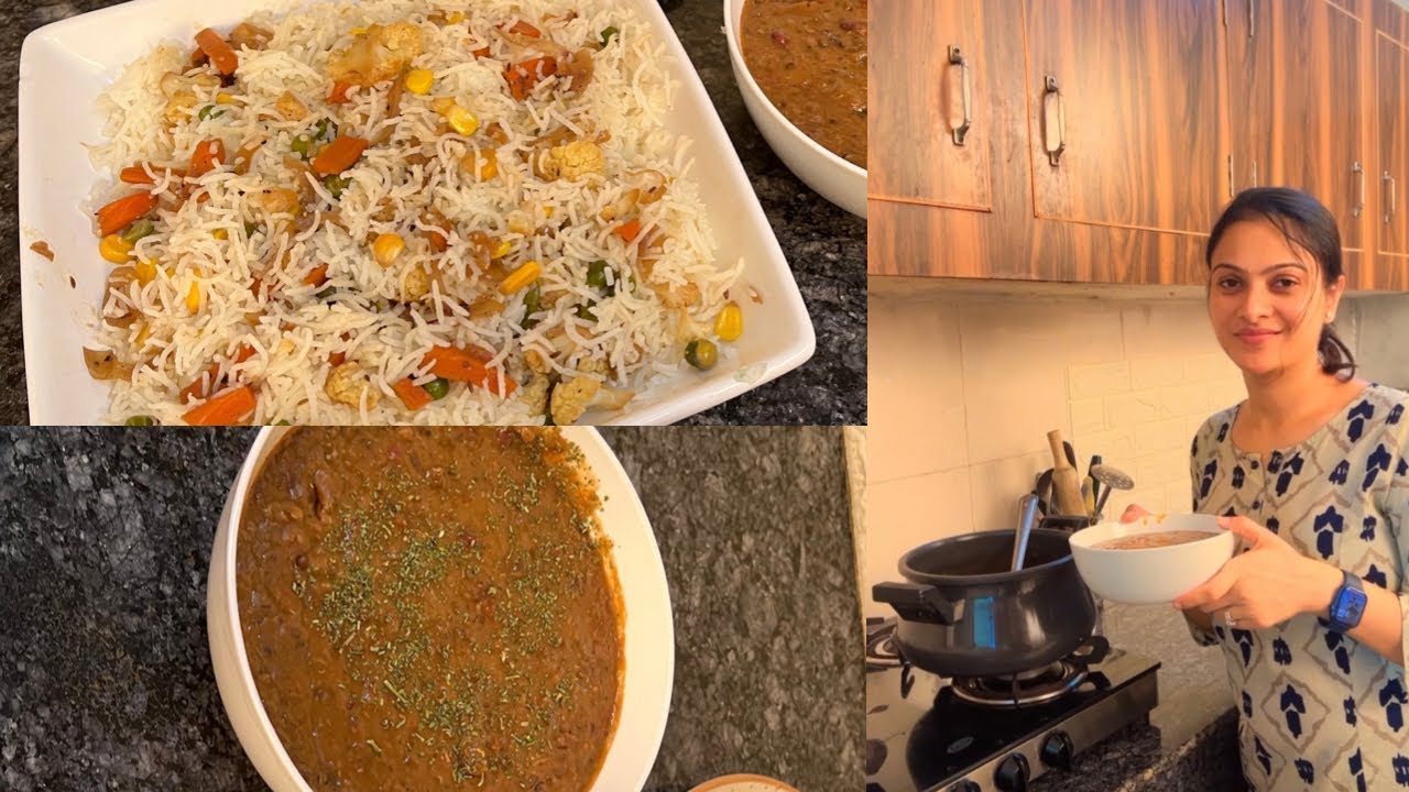 दाल - चावल तो रोज बनाते हैं इसमें नया क्या है ??  Dal Makhani & Boiled rice With Mix Veg | Episode 1
