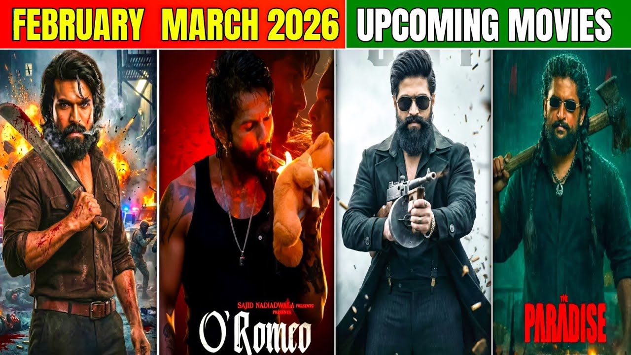 Top 15 Action Blockbusters Arriving February to March 2026 | Full List! Bollywood + South Cinema!