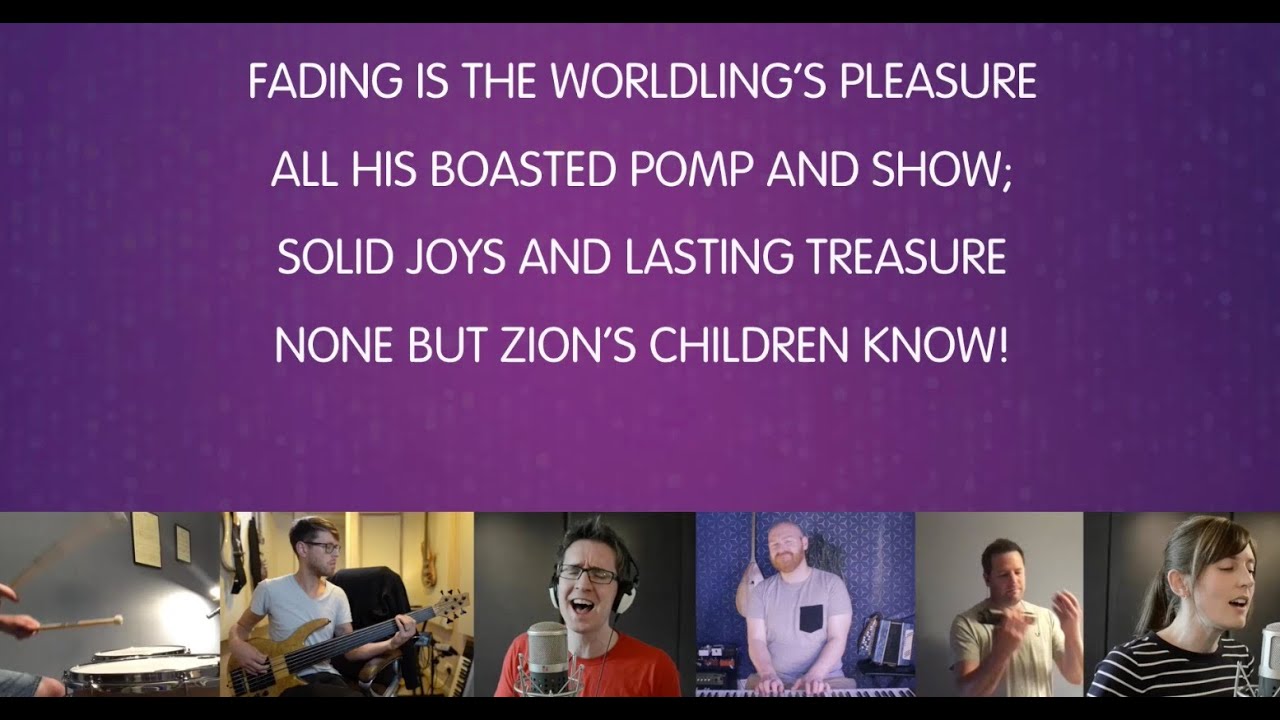 GLORIOUS THINGS OF THEE ARE SPOKEN - Worship Band Version | New Scottish Hymns Band