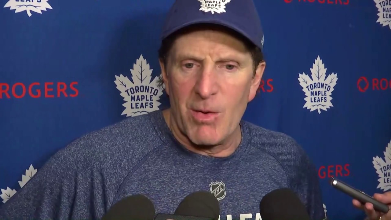 Maple Leafs Practice: Mike Babcock - March 21, 2018
